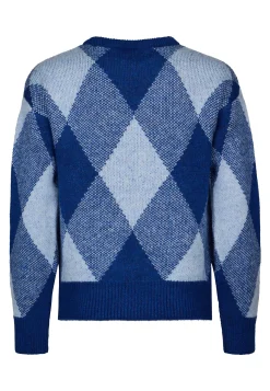 Clearance Miss Etam Trui ruit blauw Multi blauw