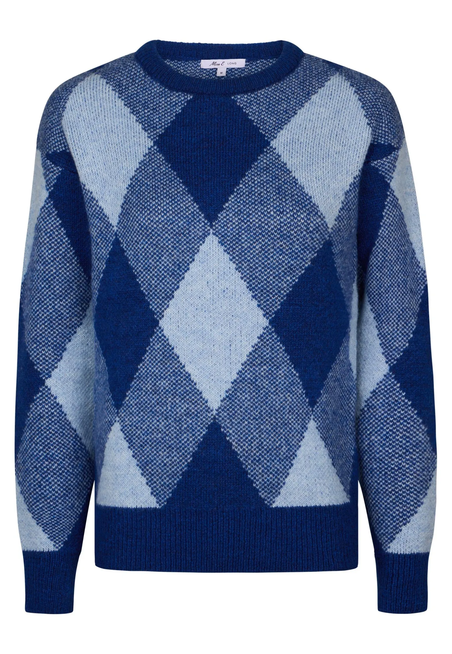 Sale Miss Etam Trui ruit blauw Multi blauw