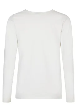 Online Miss Etam T-shirt lange mouw wit Off white