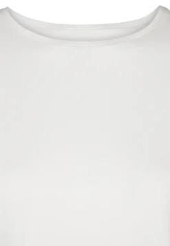Online Miss Etam T-shirt lange mouw wit Off white