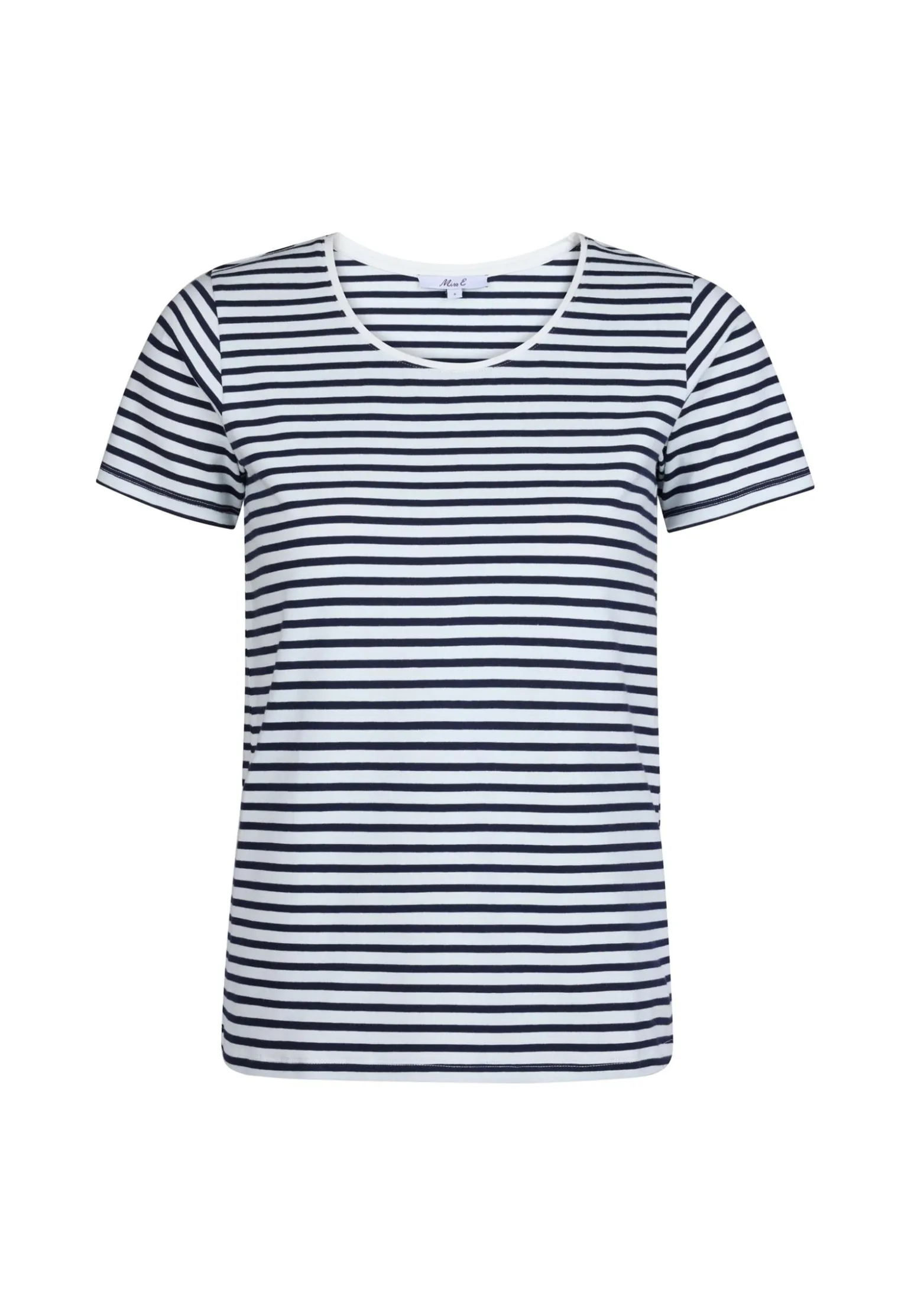 Best Miss Etam T-shirt streep Multi donker blue