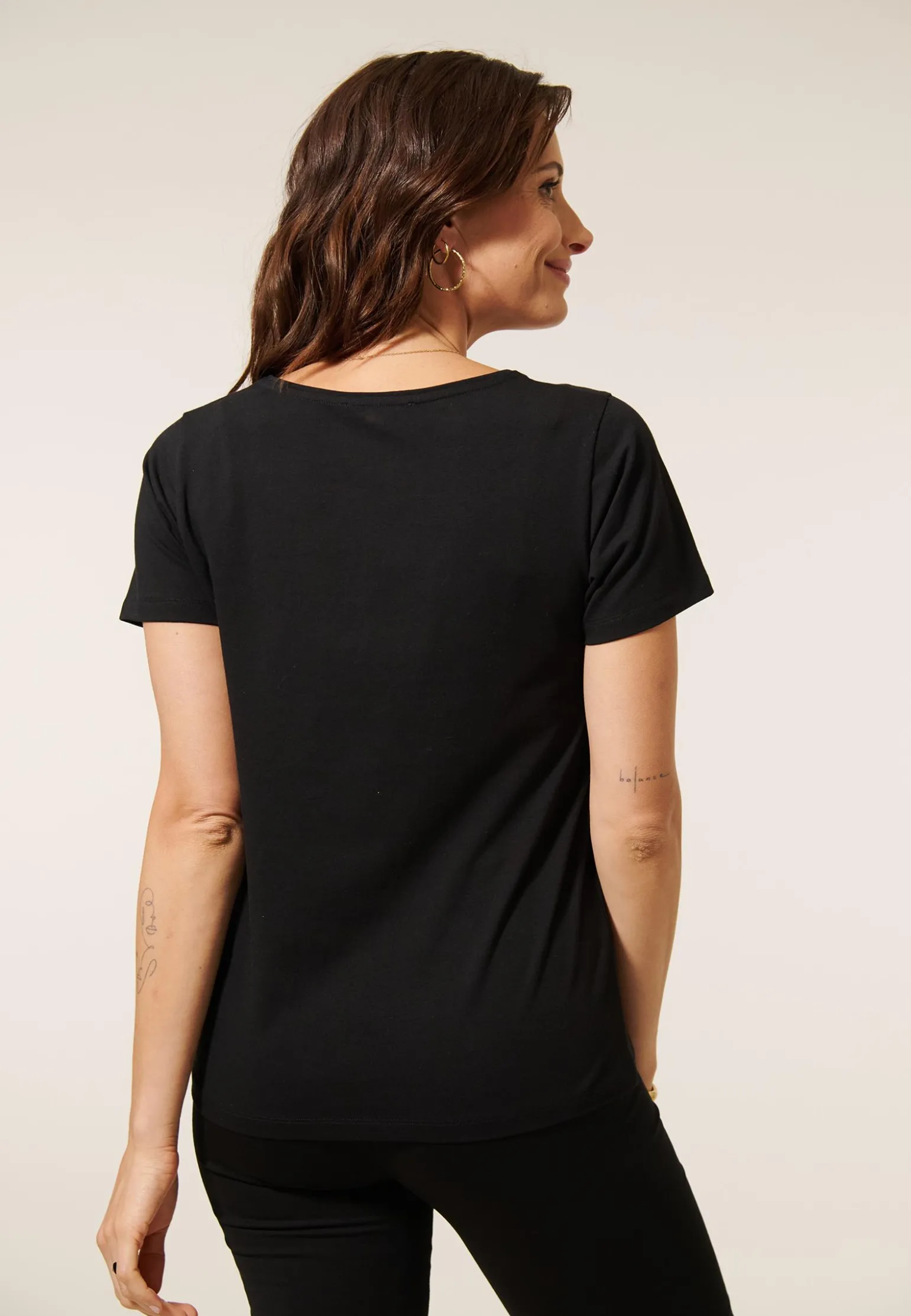 Clearance Miss Etam T-shirt Zwart