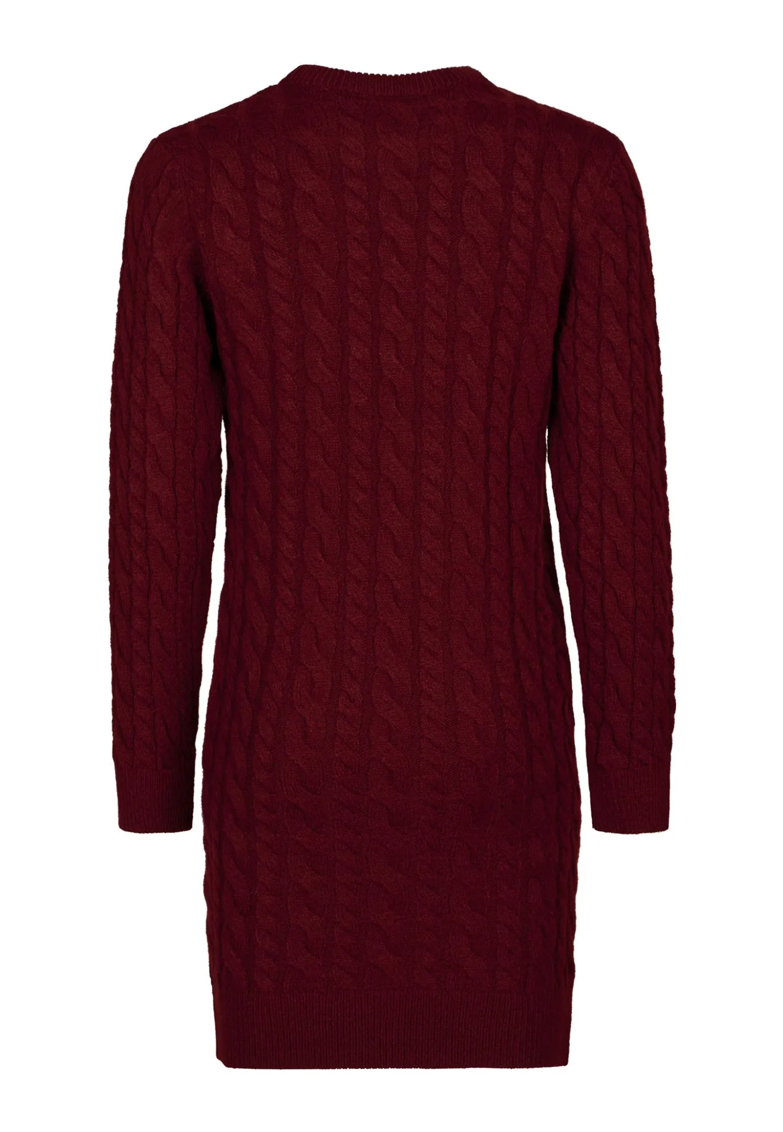 Hot Miss Etam Tuniek jurk rood brei Dark red