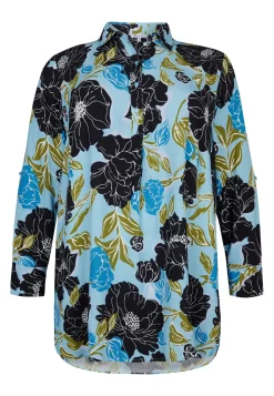 Sale Miss Etam Tuniek print Multi delphi blue
