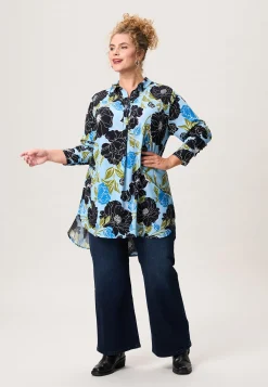 Sale Miss Etam Tuniek print Multi delphi blue
