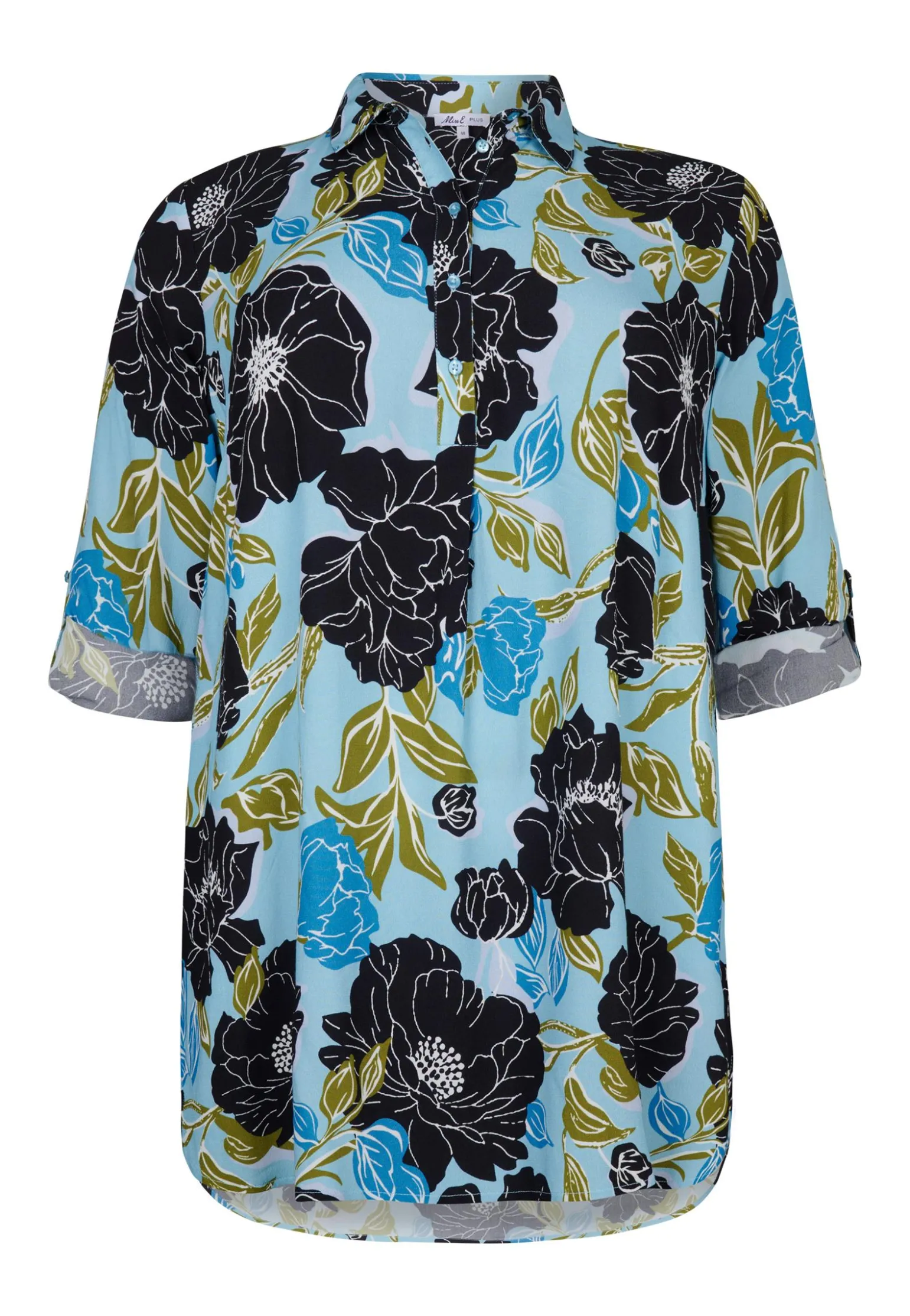 Sale Miss Etam Tuniek print Multi delphi blue