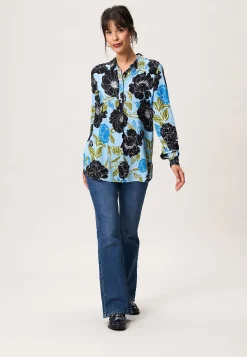 Online Miss Etam Tuniek print Multi delphi blue