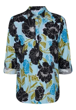 Online Miss Etam Tuniek print Multi delphi blue