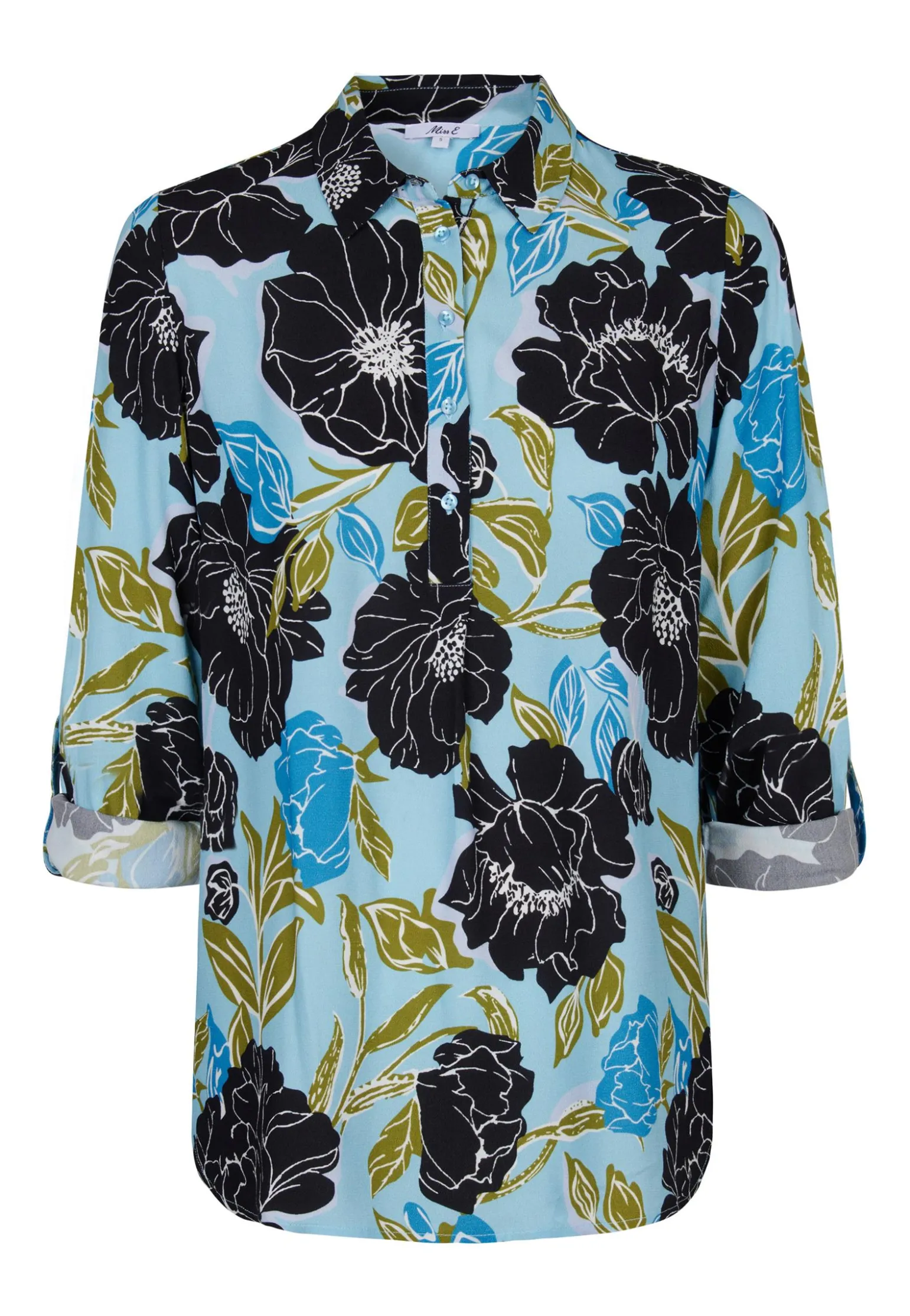 Online Miss Etam Tuniek print Multi delphi blue
