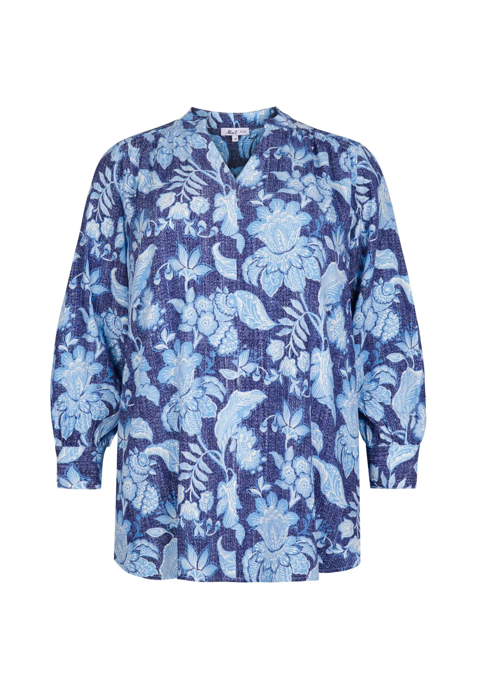Outlet Miss Etam Tuniek print blauw Multi denim blue