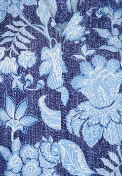 Outlet Miss Etam Tuniek print blauw Multi denim blue