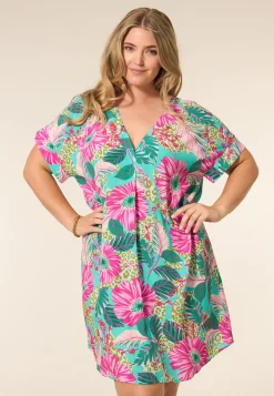 Sale Miss Etam Tuniek Roze Multi Fuchsia