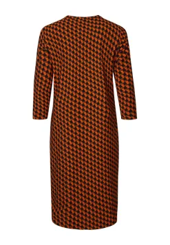 Miss Etam Tuniek travel print oranje Multi mocca