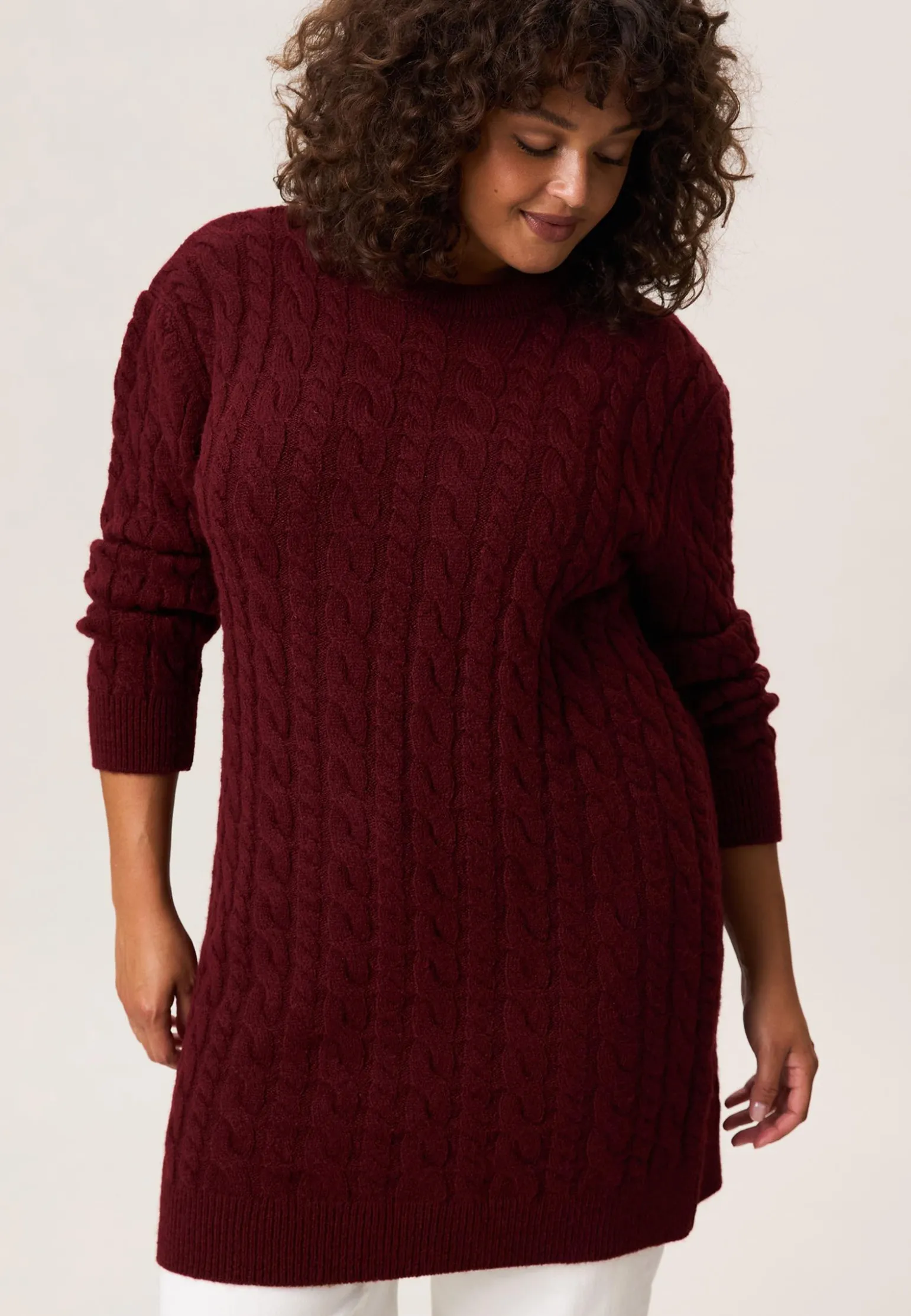 Sale Miss Etam Tuniekjurk brei rood Dark red