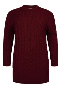 Sale Miss Etam Tuniekjurk brei rood Dark red