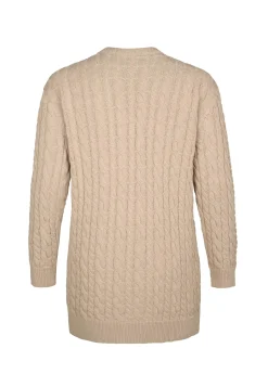 Outlet Miss Etam Tuniekjurk brei zand Light sand