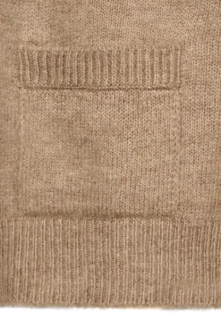 New Miss Etam Vest bruin Dark neutral melange