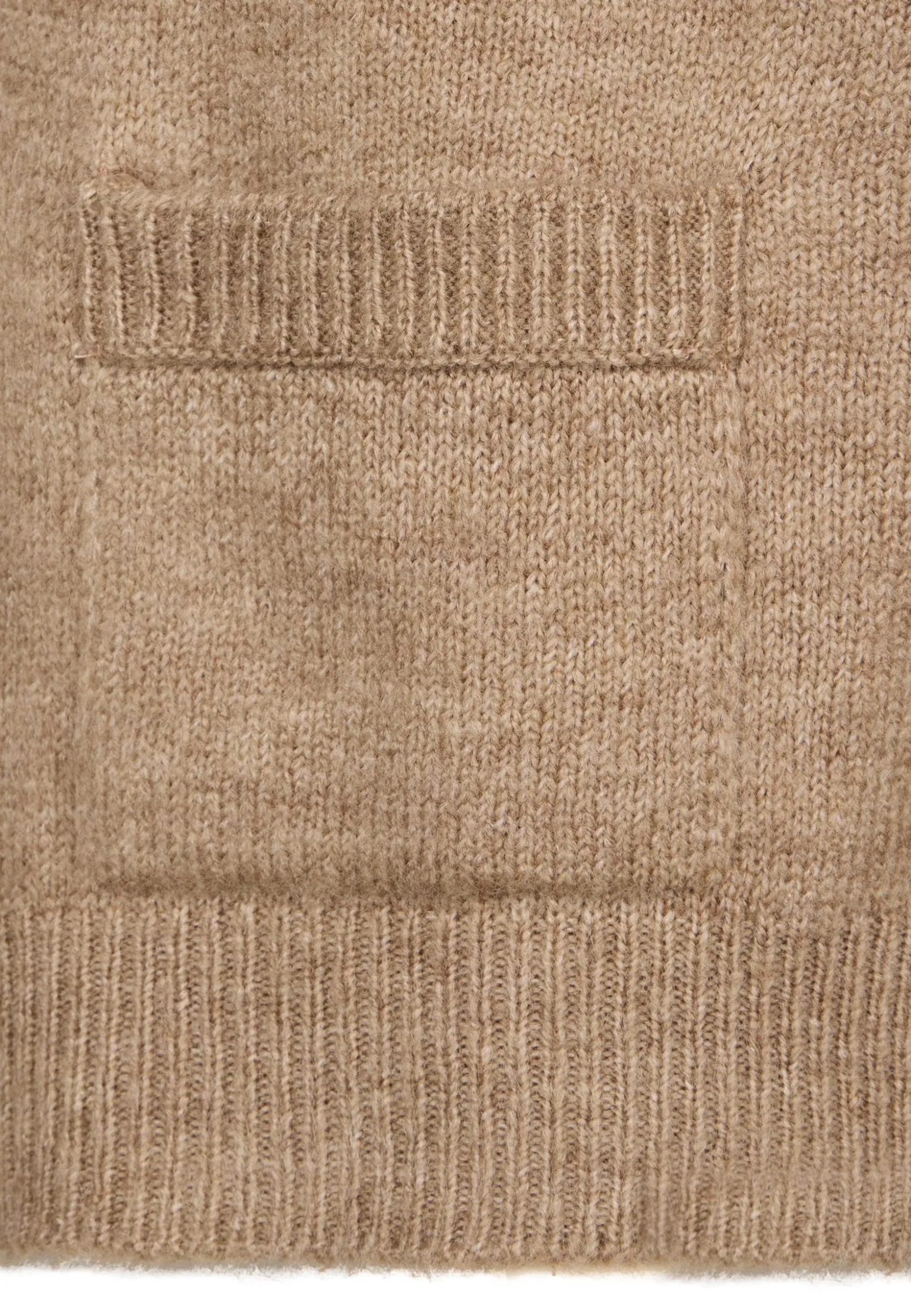 New Miss Etam Vest bruin Dark neutral melange
