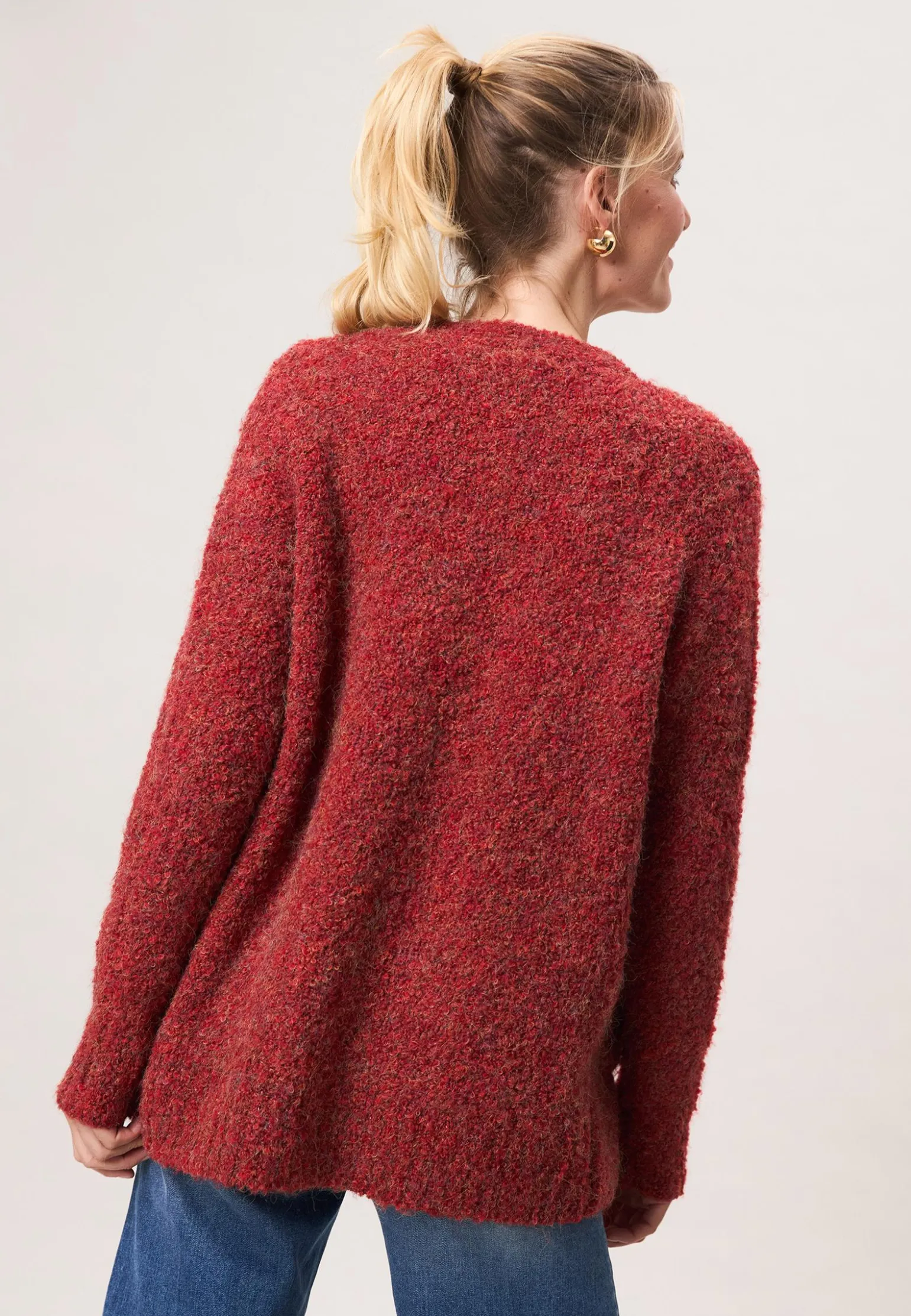 Hot Miss Etam Vest donker rood Dark red