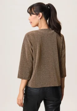 Miss Etam Vest glitter goud Multi gold