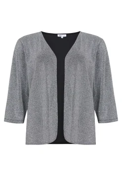 Online Miss Etam Vest glitter zilver Multi silver