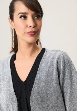 Sale Miss Etam Vest glitter zilver Multi silver