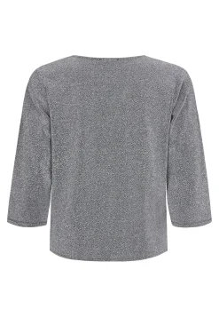 Sale Miss Etam Vest glitter zilver Multi silver