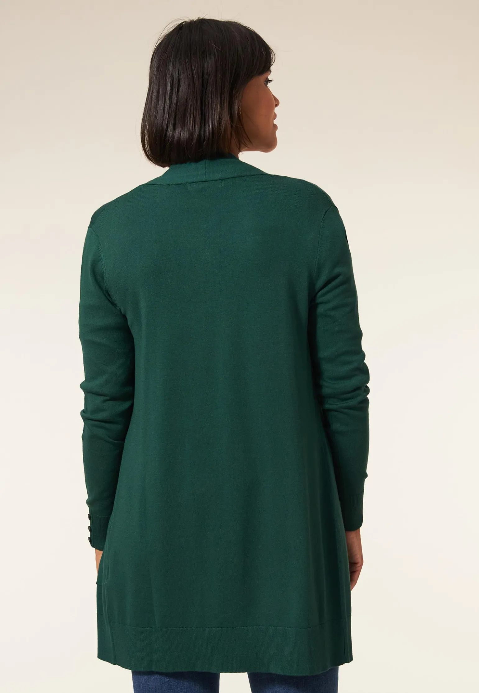 Discount Miss Etam Vest groen Pinegreen