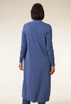 Hot Miss Etam Vest lang blauw Stone blue