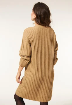 Online Miss Etam Vest lang ceintuur zand Sand melange