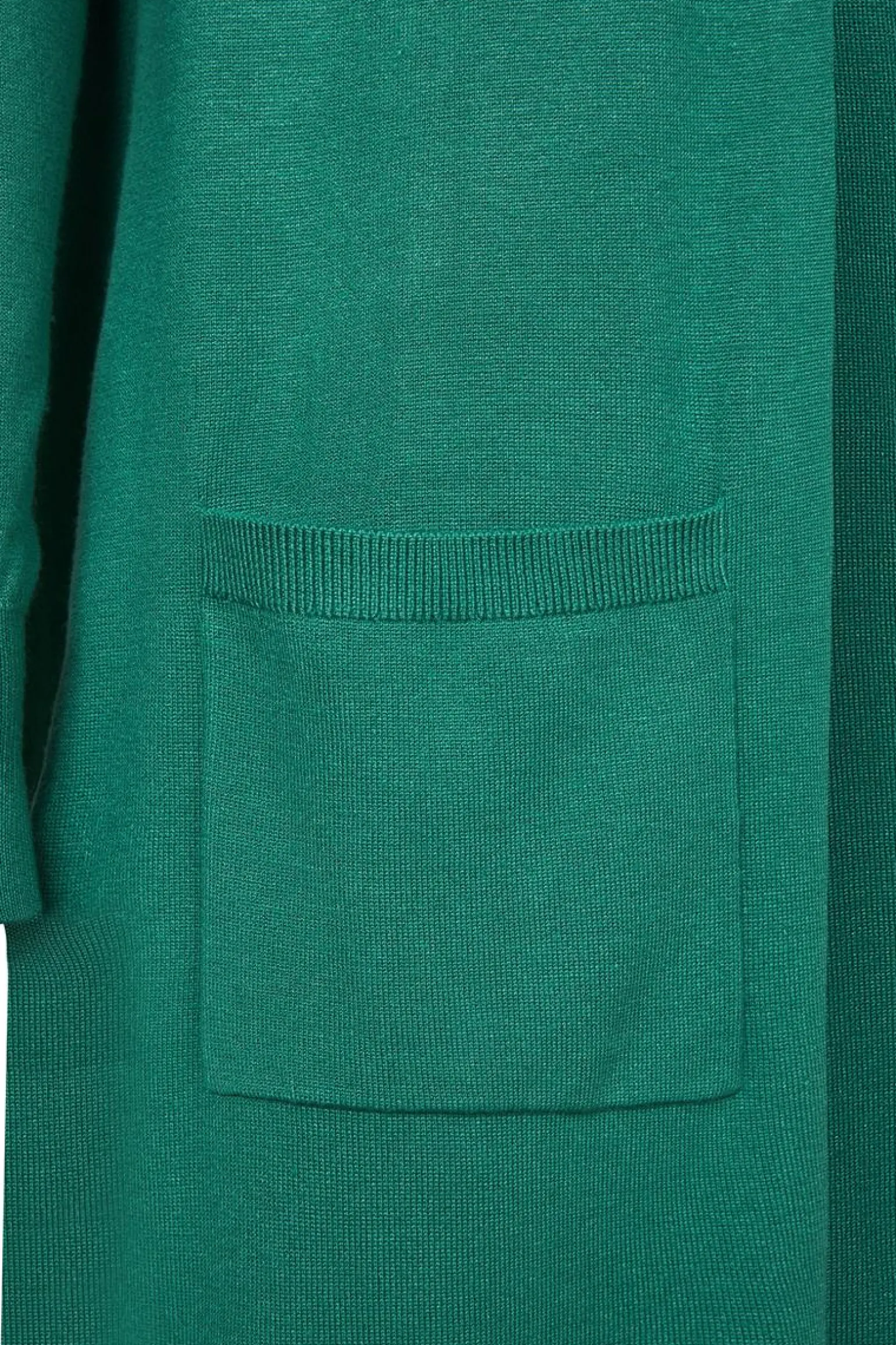 New Miss Etam Vest lang groen Leaf green