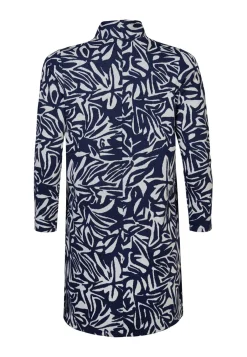Outlet Miss Etam Vest print blauw Multi donker blue