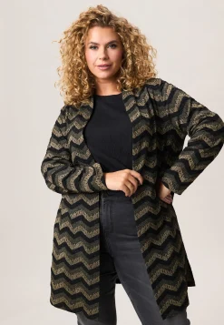 Outlet Miss Etam Vest print goud Multi gold
