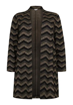 Outlet Miss Etam Vest print goud Multi gold