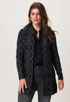 Outlet Miss Etam Vest print zwart Multi zwart