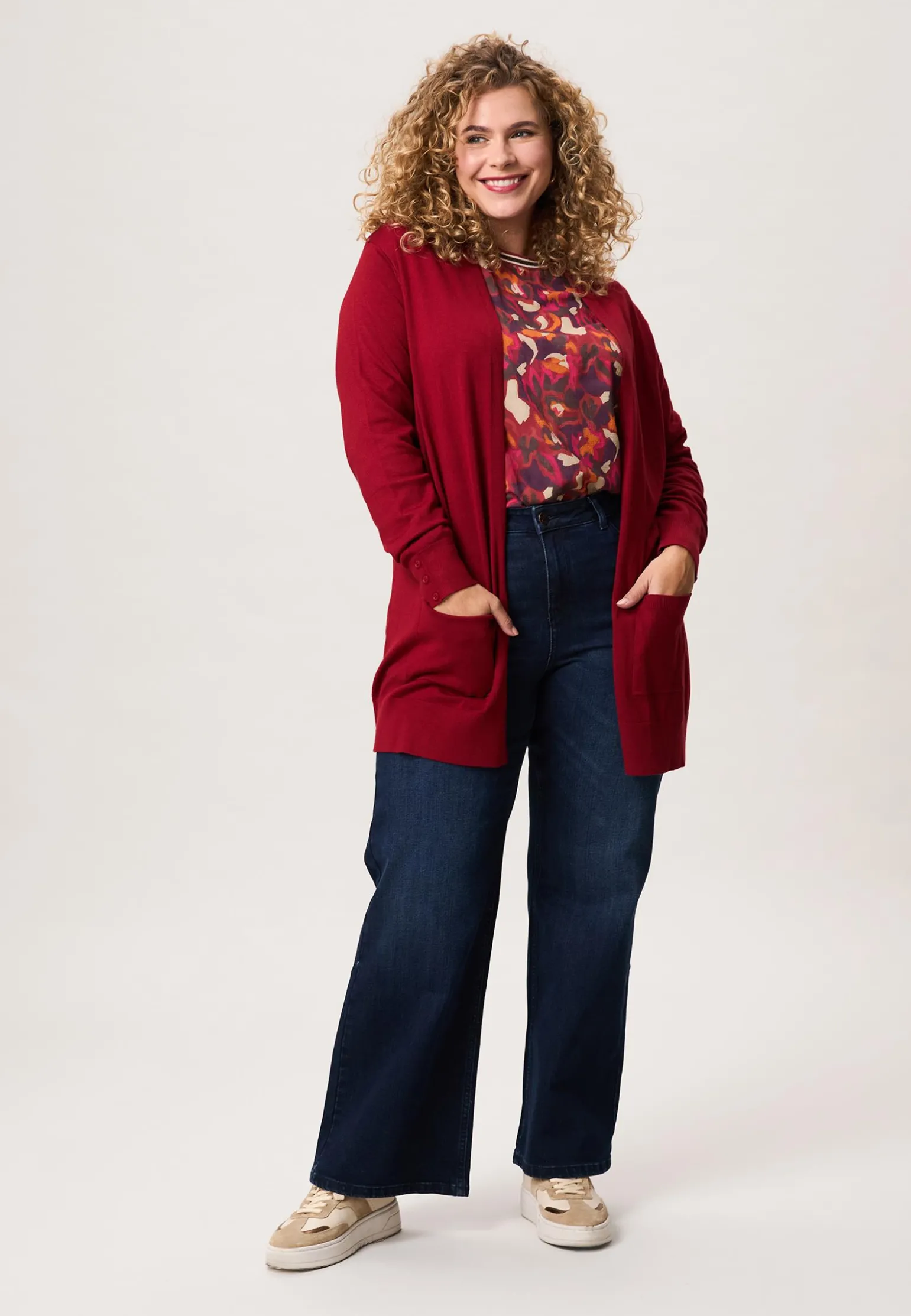 Online Miss Etam Vest rood Dark red