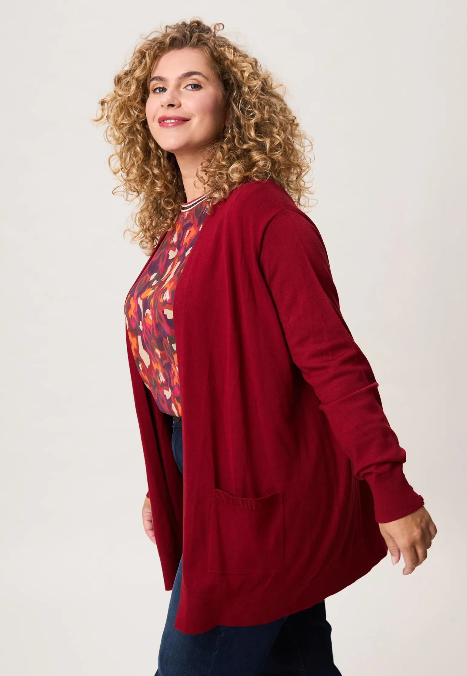 Online Miss Etam Vest rood Dark red