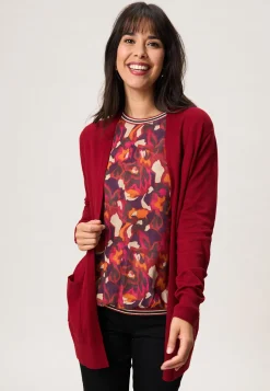 New Miss Etam Vest rood Dark red