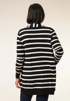 Sale Miss Etam Vest streep zwart Multi zwart