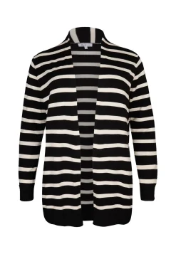 Miss Etam Vest strepen zwart Multi zwart